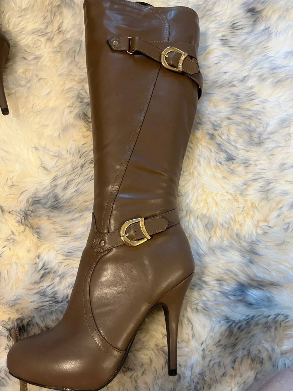 NEW SEXY  DEVON WINDSOR Tall Brown Over-the-Knee Riding Boots